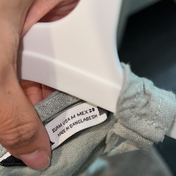 Zara Linen Wrap Top - Picture 6 of 7